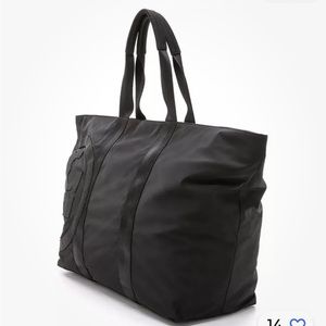 Tory Burch Penn Nylon Mid-Zip Tote Bag, Black NWT SOLD OUT